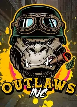 Neon outlaw slot with multiplier boxes and high-volatility free spins.